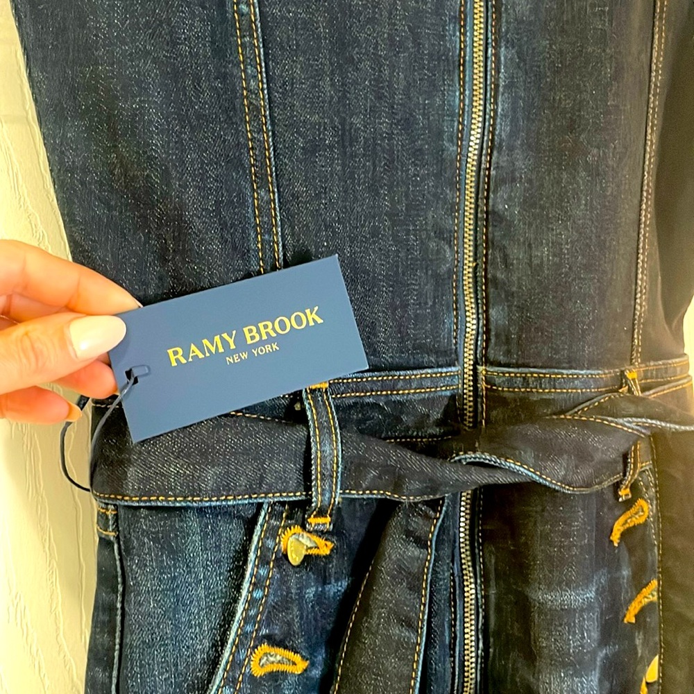 Ramy Brook Denim Jumpsuit NWT